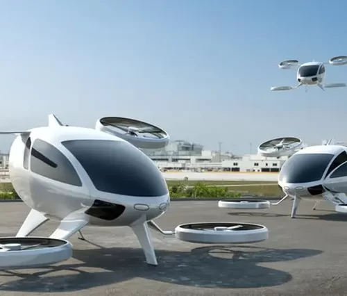 Sustainable Transportation Flying Taxi Dubai