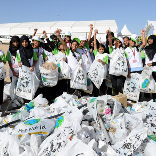 benefits of plastic recycling through clean up the world campaign